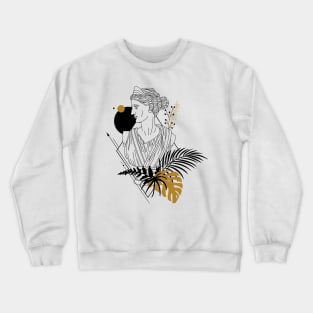 Artemis Greek goddess of the hunt, the wilderness, wild animals, the Moon, and chastity Crewneck Sweatshirt